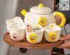 Limei Ceramic SpongeBob SquarePants co-branded officially authorized cup and kettle set New high appearance level, cute style for home use details Picture